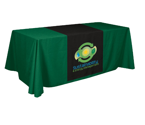 Printed Tablecloth Runners and Overlays